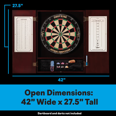 Viper Metropolitan Steel Tip Dartboard Cabinet