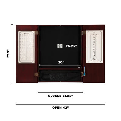 Viper Metropolitan Steel Tip Dartboard Cabinet
