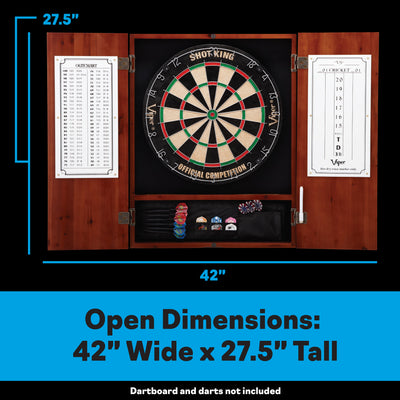 Viper Metropolitan Steel Tip Dartboard Cabinet