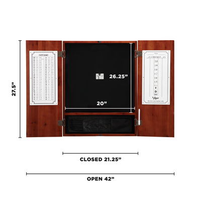 Viper Metropolitan Steel Tip Dartboard Cabinet