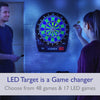 Viper Ion Illuminated Electronic Dartboard, 15.5" Regulation Target