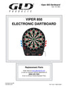 Viper 850 Electronic Dartboard, 15.5" Regulation Target