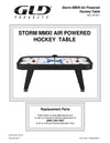 Fat Cat Storm MMXI 7' Air Hockey Table