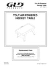 Fat Cat Volt LED Illuminated Air Hockey Table