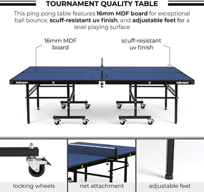 Killerspin MyT 415 - DeepBlu Table Tennis Table