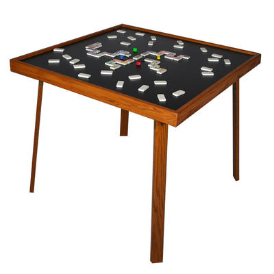 Kestell 35" Folding Domino Table - Oak