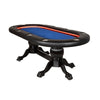 BBO Poker Tables Elite Alpha LED Oval Poker Table 3