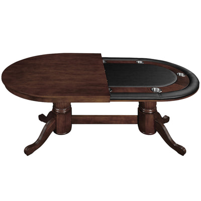 RAM Game Room 84" Texas Hold'Em Game Table with Dining Top