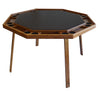 Kestell 8 Player 52" Folding Poker Table - Oak