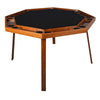 Kestell 8 Player 52" Folding Poker Table - Oak