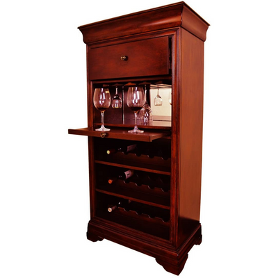 RAM Game Room Bar Cabinet W/ Wine Rack