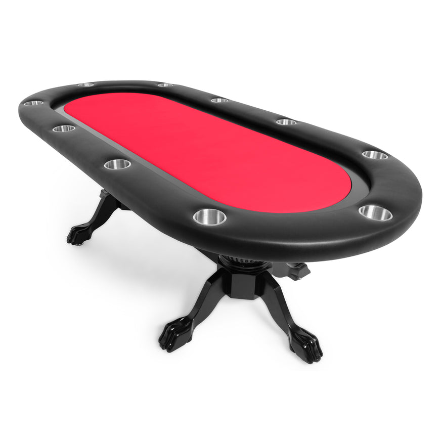 BBO Poker Tables Elite Oval Poker Table 10 Person