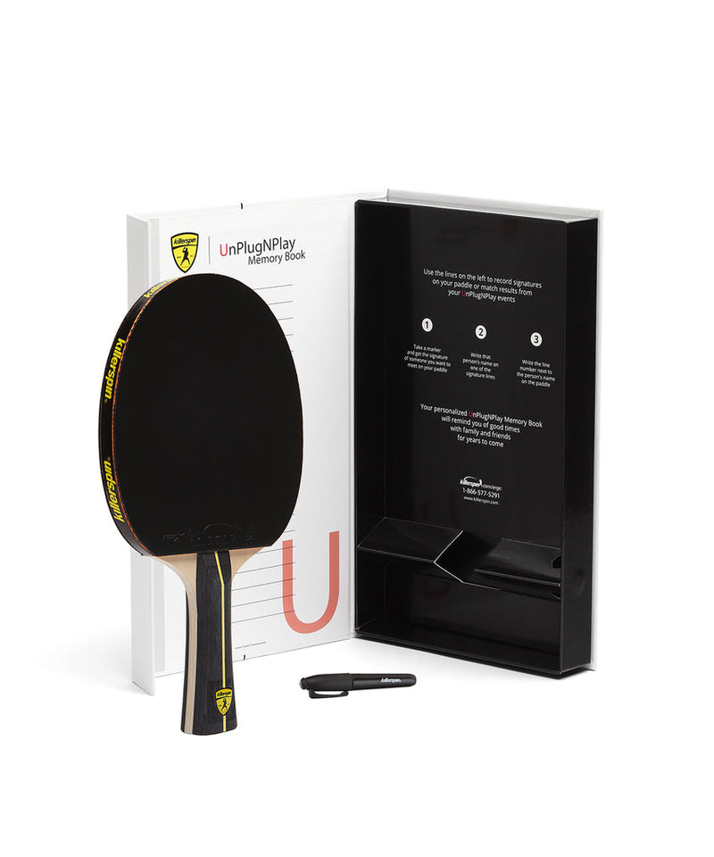 Killerspin JET BLACK Table Tennis Paddle