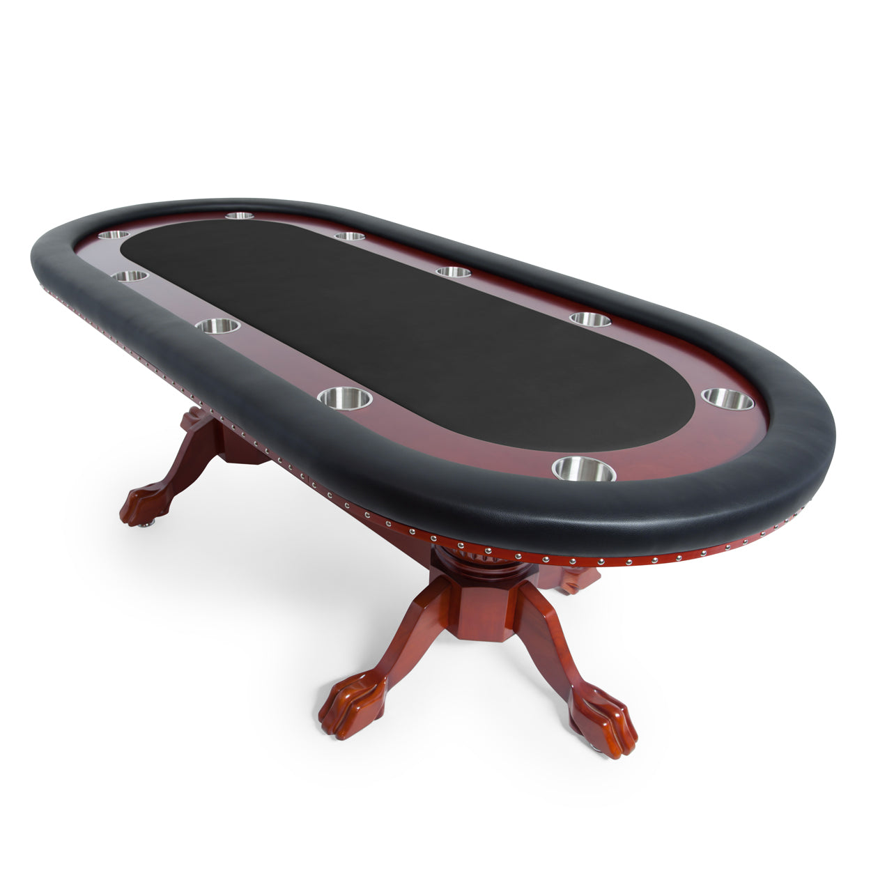 BBO Poker Tables Rockwell Oval Poker Table 1